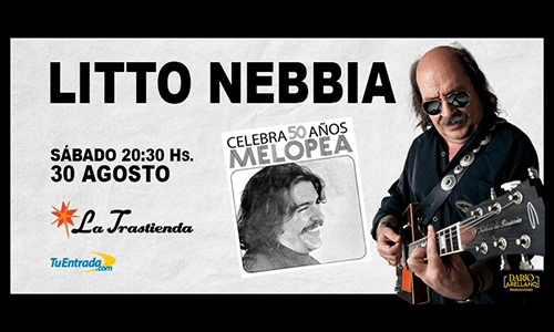 La leyenda del rock nacional Litto Nebbia se presenta en La Trastienda